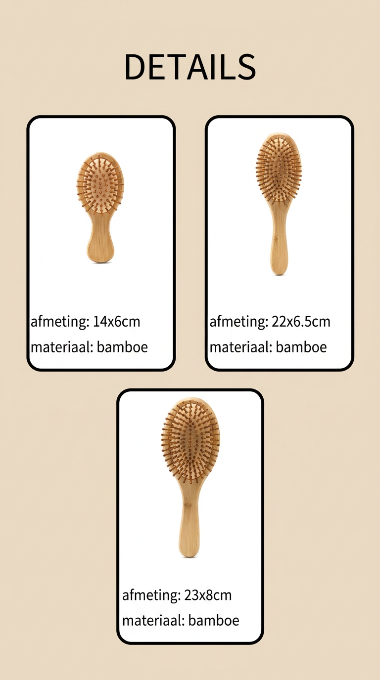 SilkWave™ Premium | Bamboo Hair Brush