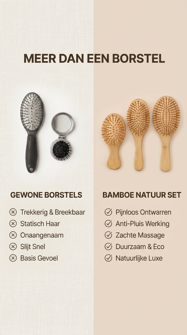 SilkWave™ Premium | Bamboo Hair Brush