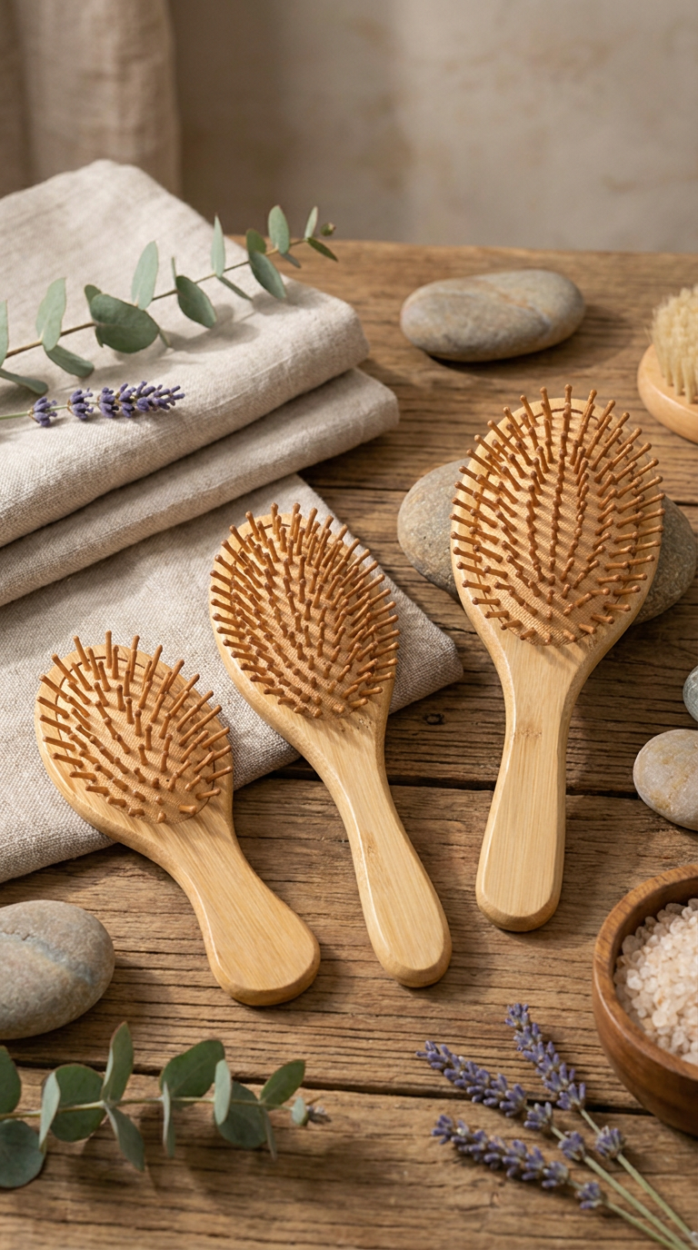 SilkWave™ Premium | Bamboo Hair Brush