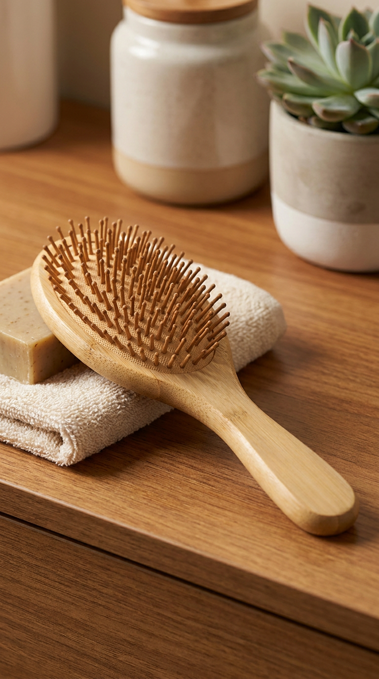 SilkWave™ Premium | Bamboo Hair Brush